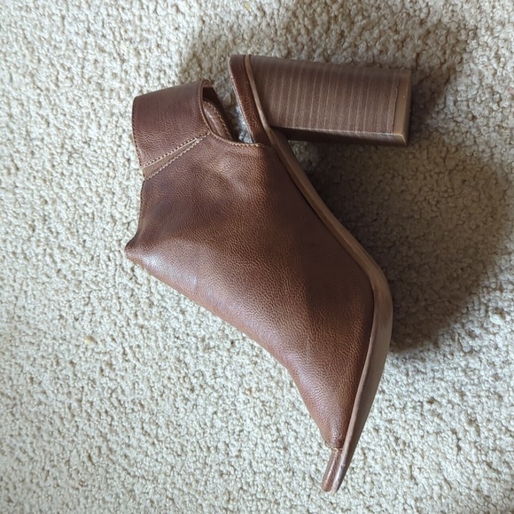 Corky's Brown Open Toe Slingback 3.5" Inch Heeled Sandals Size 9 - Picture 8 of 11